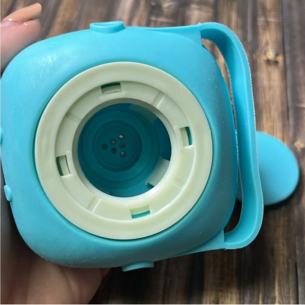5for$10 Silicone Soft Bristle Massage Bath Brush Body Wash Shampoo Blue Teal